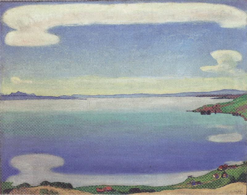 Ferdinand Hodler Lake Geneva seen from Chexbres oil painting picture